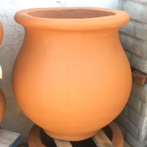 Maceta Carusso color naranja
